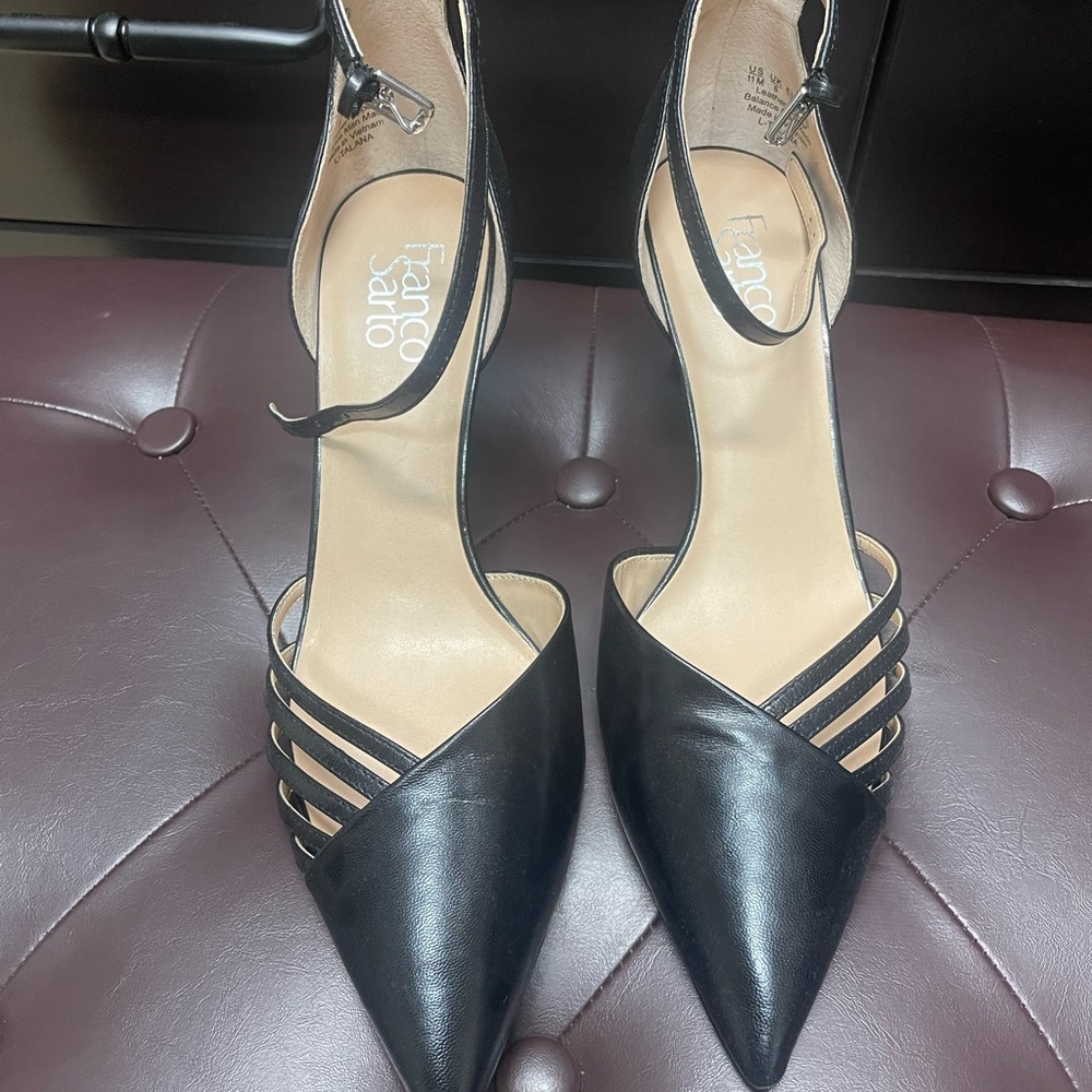 Franco Sarto black heels